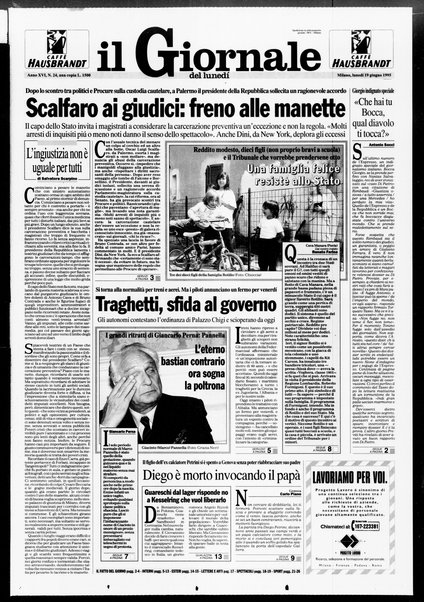 Il giornale del lunedi